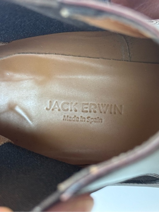 Jack Erwin Brown Leather Chelsea Dress Shoes Boots Men’s main image 12